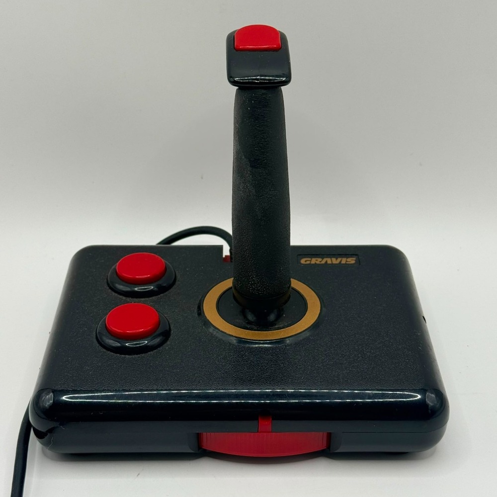 Vintage Advanced Gravis Switch Joystick w/ Box Atari Amiga Commodore Untested